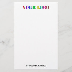 Your Company Logo Custom Text Business Stationery