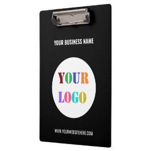 Your Company Logo Custom Text Clipboard Example