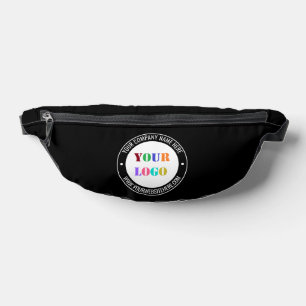 Your Company Logo Fanny Pack Custom Text and Color