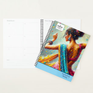 Your company logo & Handmade By Your company Name Planner