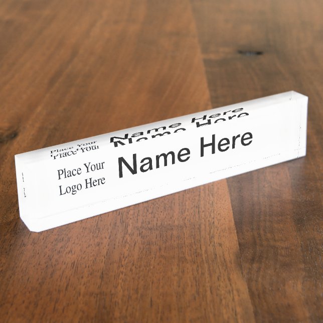 Your Company Logo Name Plate (Side)