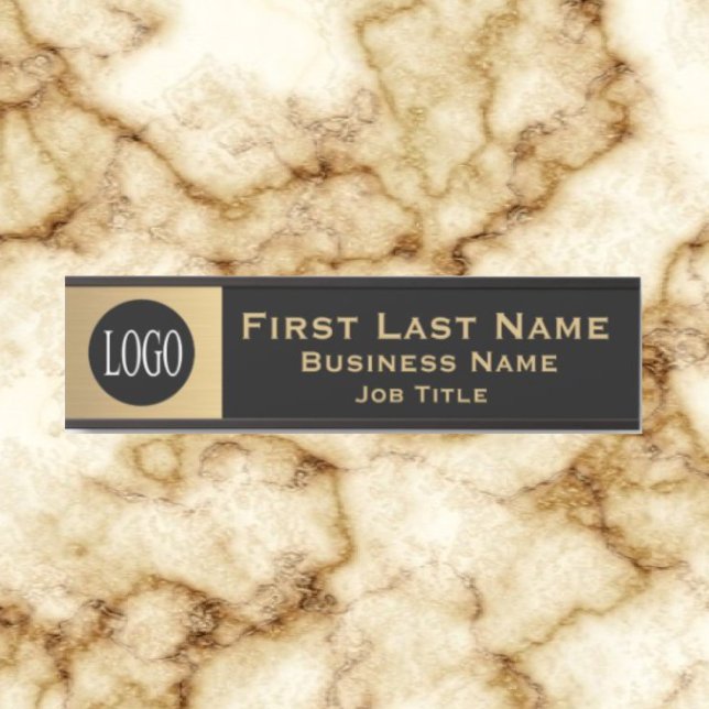 Your Company Logo Office Door Sign Gold Luxury (Creator Uploaded)