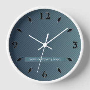YOUR COMPANY LOGO,personalised Large Clock