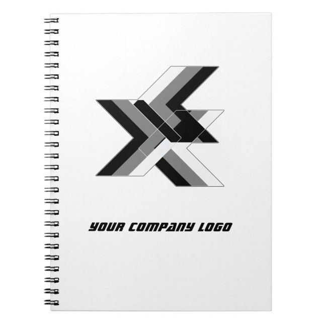 YOUR COMPANY LOGO,personalised. Notebook (Front)