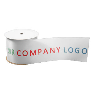 your company logo personalised   satin ribbon