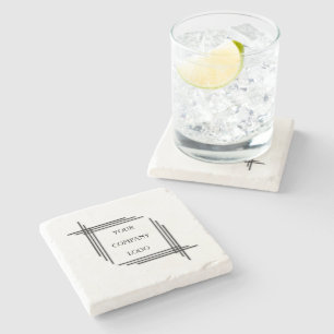 YOUR COMPANY LOGO,personalised Stone Coaster
