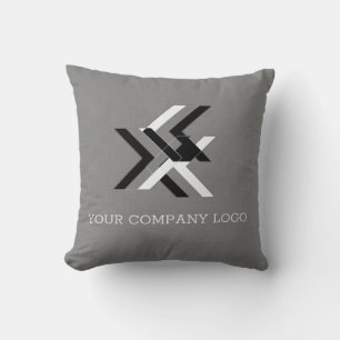 YOUR COMPANY LOGO,personalised Throw Pillow