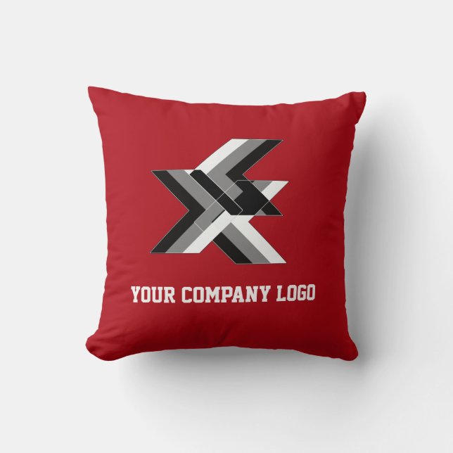 YOUR COMPANY LOGO,personalised Throw Pillow (Front)