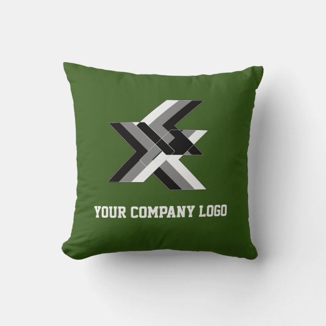 YOUR COMPANY LOGO,personalised Throw Pillow (Front)
