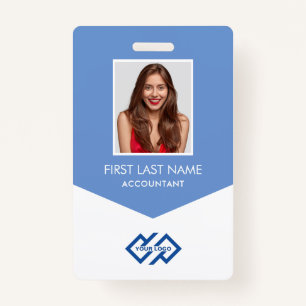 Your Company Logo Photo Name ID Badge