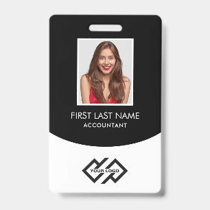 Your Company Logo Photo Name ID Badge