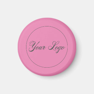 Your Company Logo Pink Magnet