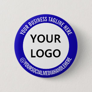 Your Company Logo Tagline Social Media Button