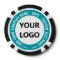 Your Company Logo Text Branded Poker Chips Example