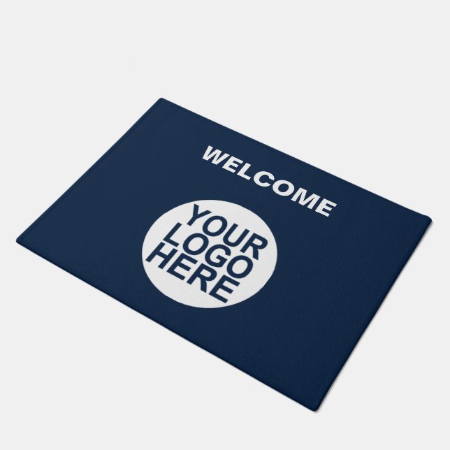Your Company Logo Welcome Doormat (Angled)