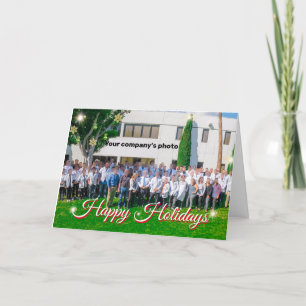 Your company photo Holiday Card