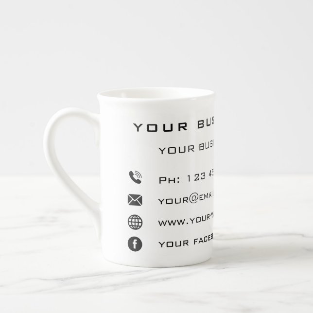 Your Company Promotional Personalized Mug Gift (Left)