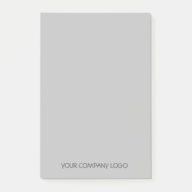 Your company's logo, personalised post-it notes (Front)