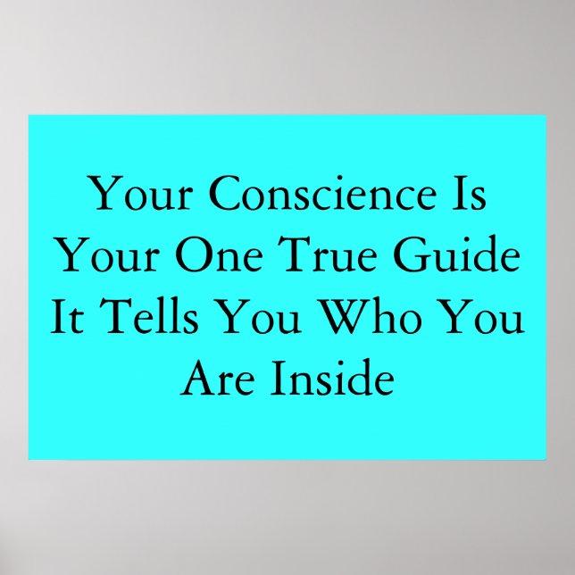 Your Conscience Poster (Front)