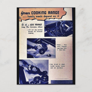 Your Cooking Range Postcard