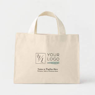 Your Corporate Logo and Customised Details Mini Tote Bag