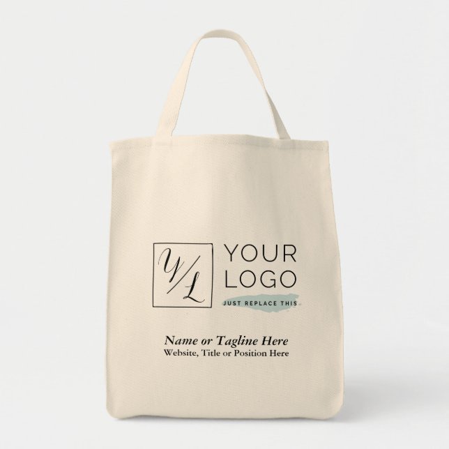 Your Corporate Logo and Customised Details Tote Bag (Front)