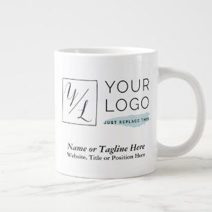 Your Corporate Logo and Customized Details Large Coffee Mug