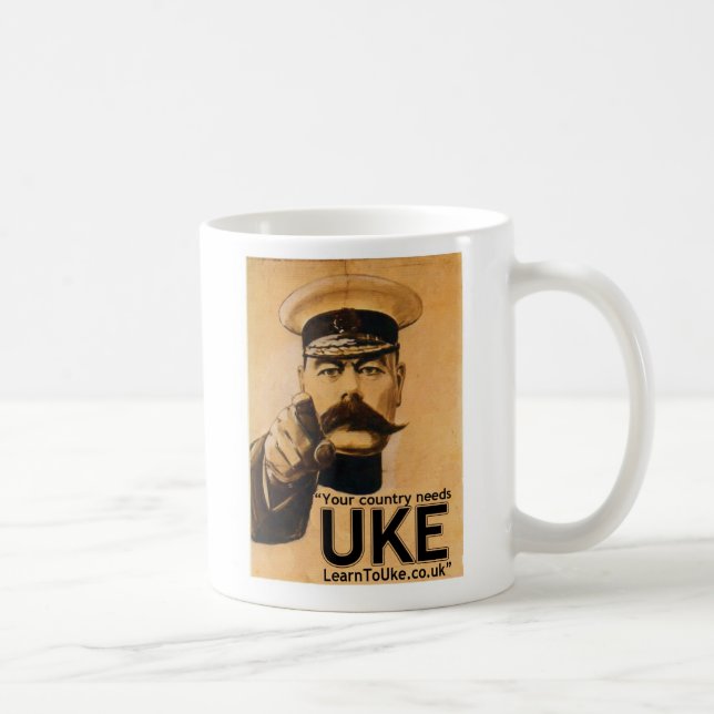 Your Country Needs UKE! Coffee Mug (Right)