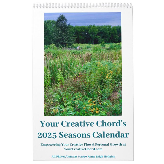 Your Creative Chord 2025 Seasons Calendar (Cover)