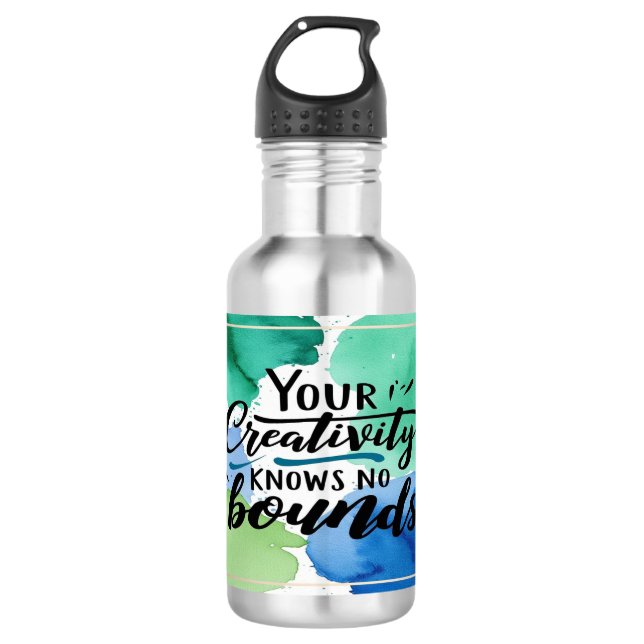 Your Creativity Knows No Bounds 4 532 Ml Water Bottle (Front)