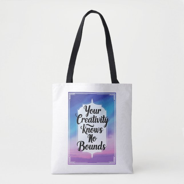 Your Creativity Knows No Bounds option 2 Tote Bag (Front)