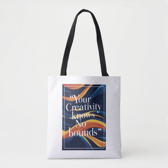 Your Creativity Knows No Bounds option 3 Tote Bag (Front)