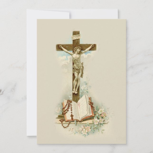 Your Cross St. Francis de Sales Quote Holy Card (Front)