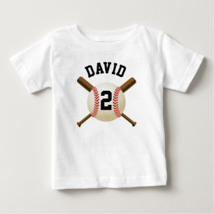 Your Custom Baseball Boy Sport Team Baby T-Shirt