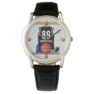 Your Custom Black Vintage Leather Watch
