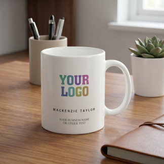 Your Custom Business Company Logo Personalised Coffee Mug