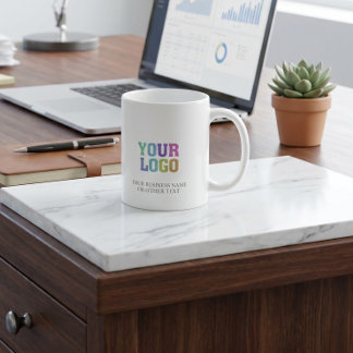 Your Custom Business Company Logo Personalized Coffee Mug