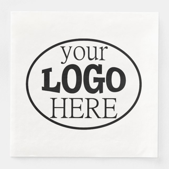 Your Custom Business Logo Napkin (Front)