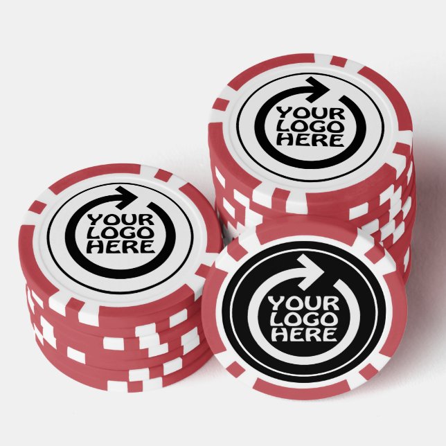 Your Custom Business Logo Poker Chips (Stack)