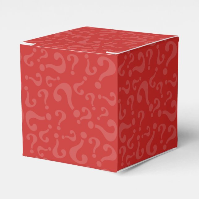 Your custom colour, Mystery Gift Favour Box (Front Side)