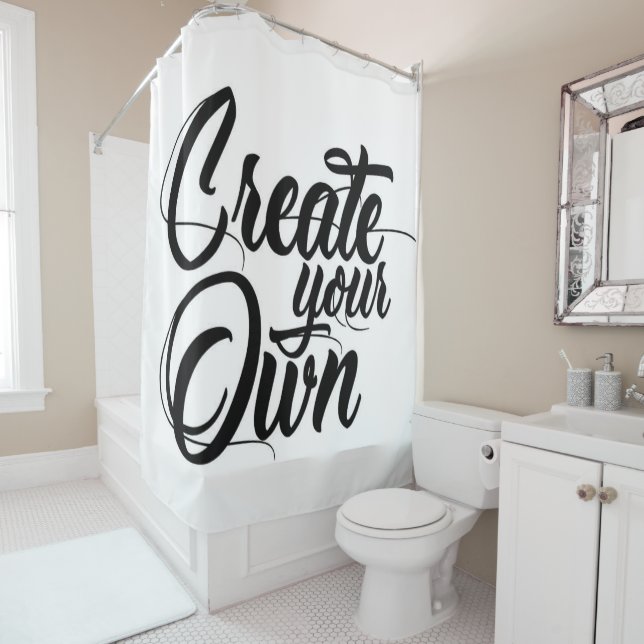 Your Custom Design - Shower Curtain (In Situ)