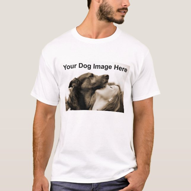 Your Custom Dog Photo Image T-Shirt (Front)