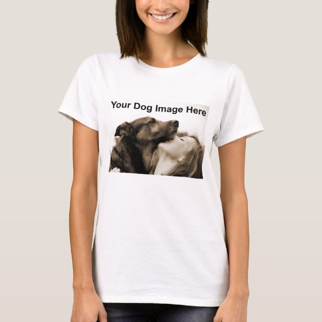 Your Custom Dog Photo Image T-Shirt (Front)