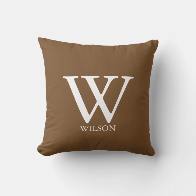 Your Custom Family monogrammed Cushion (Front)