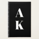 Your Custom Initials Black & White Planner<br><div class="desc">Personalise with your own initials</div>