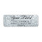 Your Custom Label - Silver Glitter Fab