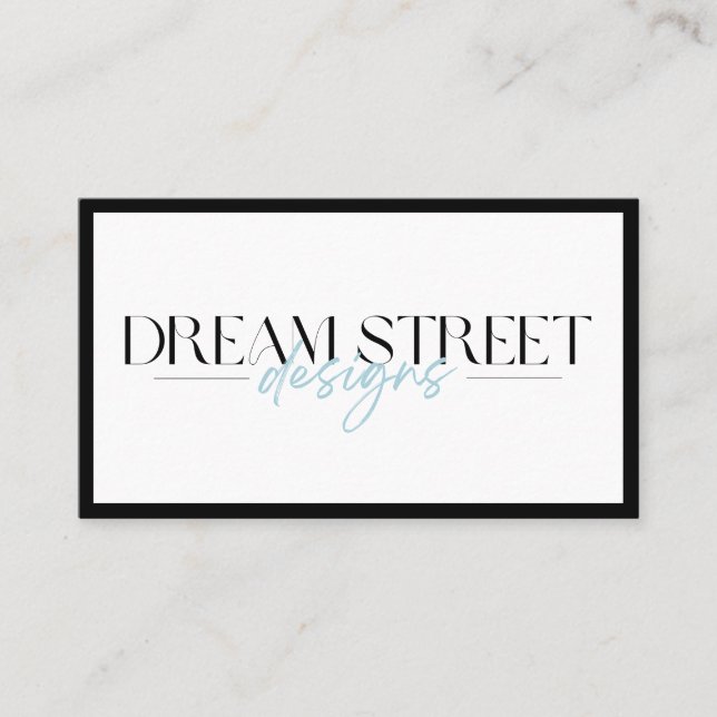 Your Custom Logo Business Card (Front)