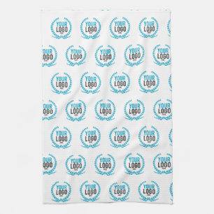 Your Custom Logo   Image All Over Patterned Tea Towel