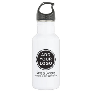 Your custom logo or graphic and text 532 ml water bottle