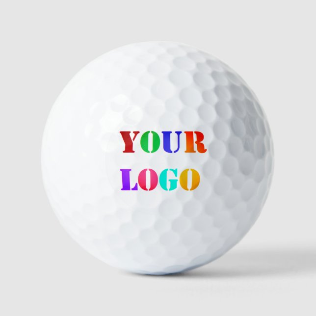Your Custom Logo Promotional Business Personalised Golf Balls (Front)